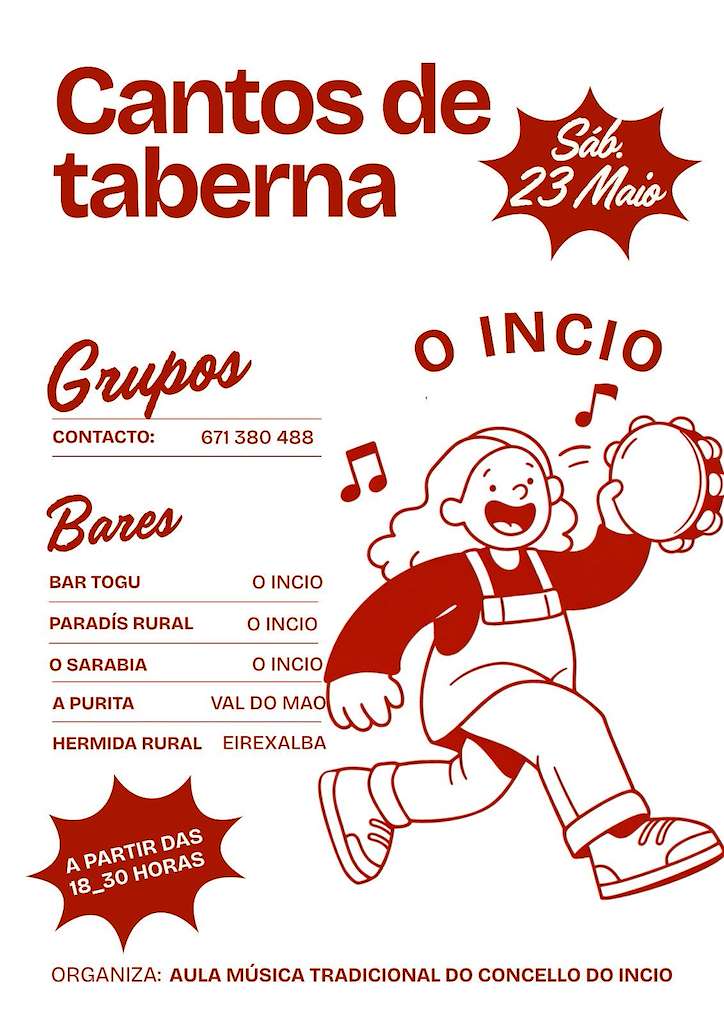 Cantos de Taberna O Incio
